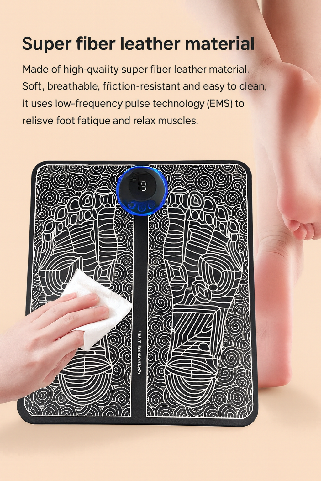 Electric Foot Massager Pad Muscle Massage Relaxation Trainer For Massage Fitness Outdoor Sport Home Family Relax